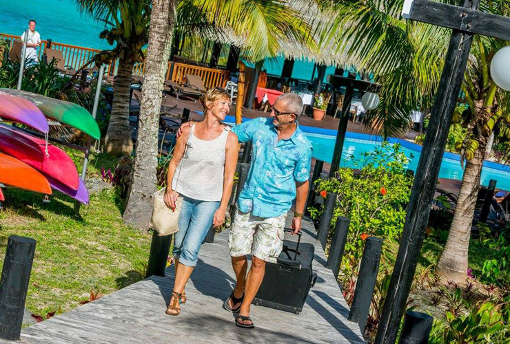 リゾート内の風景