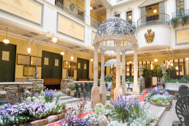 英国風室内庭園