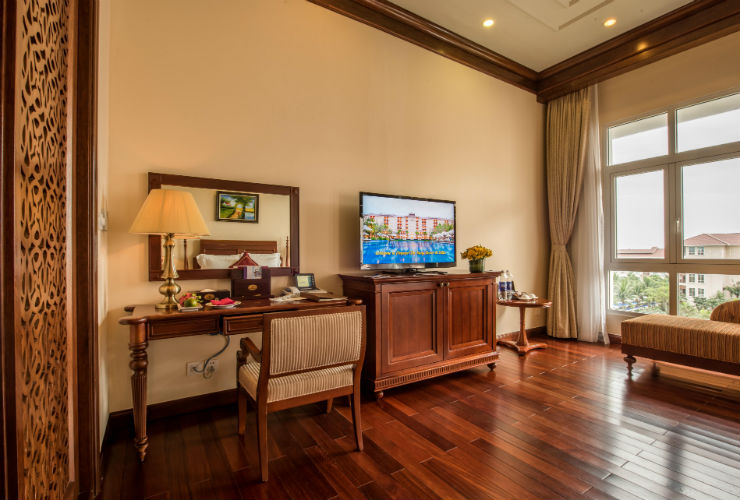 ホテルの内装が豪華