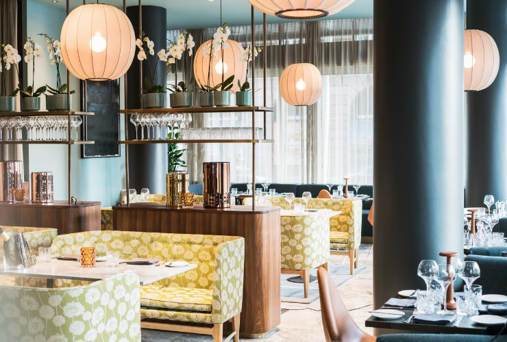 朝食ビュッフェ会場