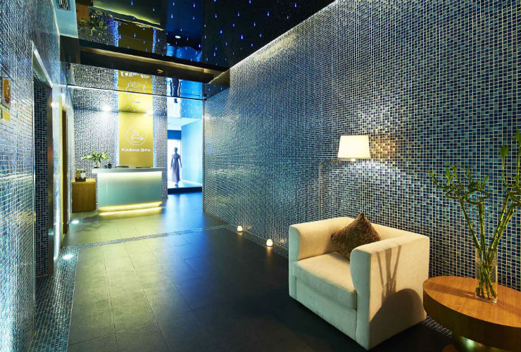 スパの入り口は別世界　綺麗に生まれ変われる場所