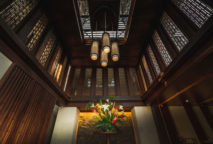 ホテルのインテリア