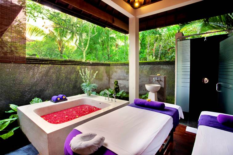 静かな空間が心安らぐスパ