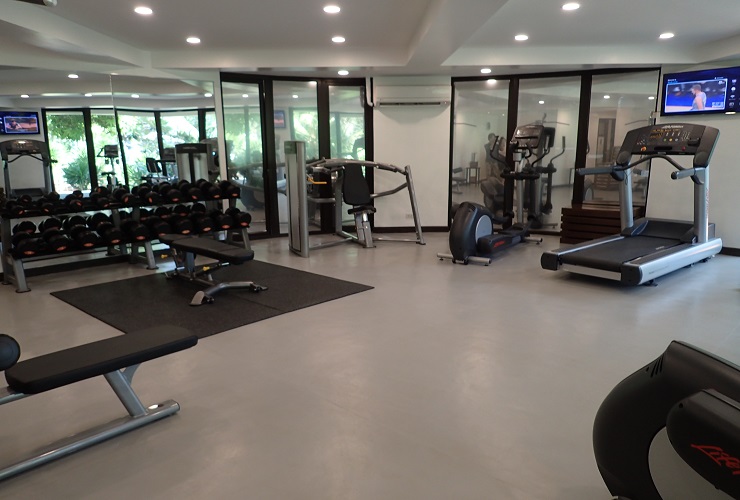 フィットネスジムの様子