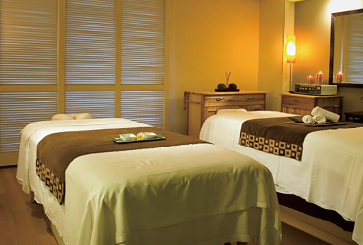 スパ・ラ・キュアでのマッサージでリラックス