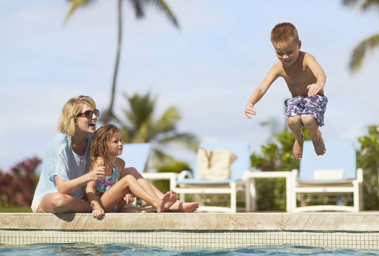 ファミリーで安心して過ごせます