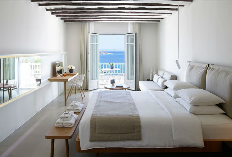 客室も現代的ですが、落ち着いた雰囲気です。