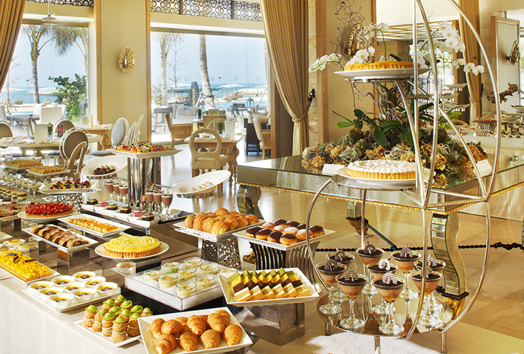 ソレイユレストランのサンデーブランチ風景