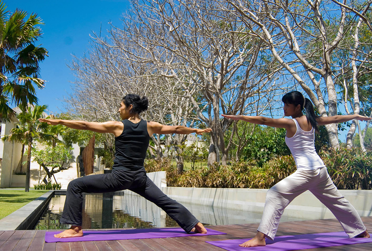 ヨガクラス風景