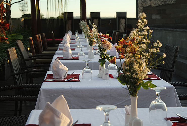 最上階でパーティーもできます