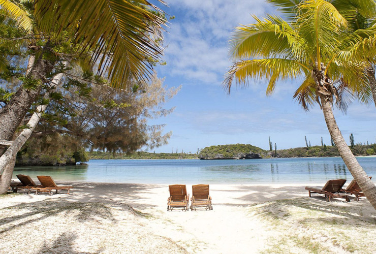 ビーチでのんびりリラックス