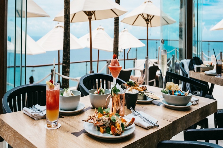 眺めのいいレストラン