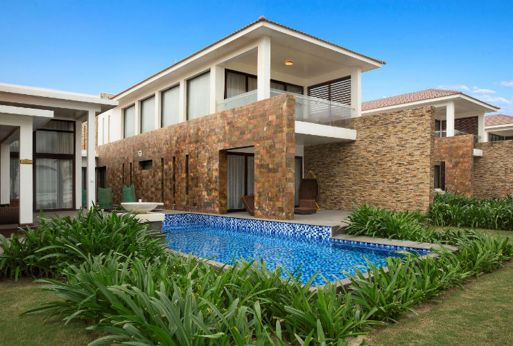 プライベートプール付きのヴィラ