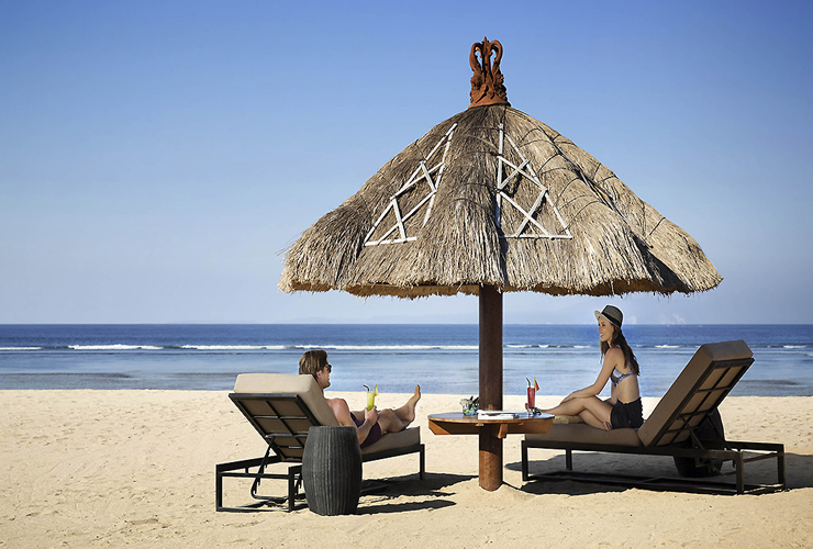 美しいプライベートビーチ