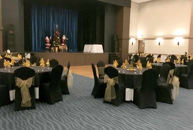 ホテル最大の宴会場「パンダナスパビリオン」