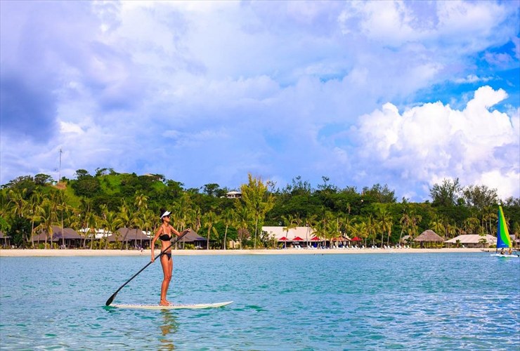 様々なアクティビティやマリンスポーツを体験できる