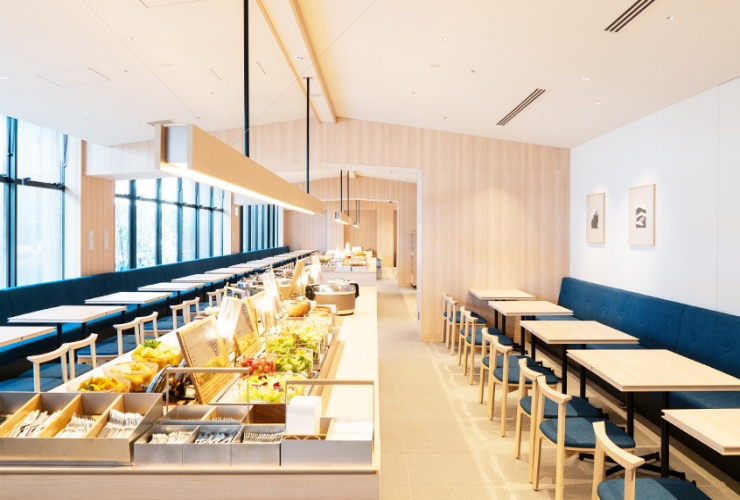 北海道を感じることのできる朝のビュッフェ