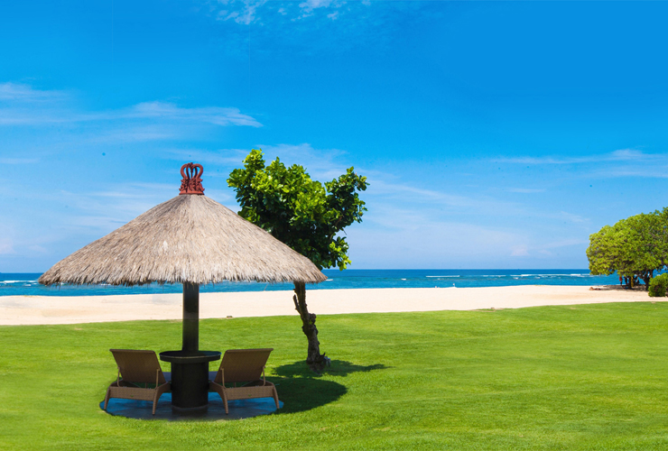 白砂の美しいムンギアットビーチ