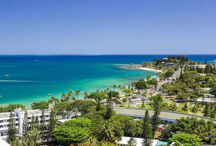 リゾートからのアンスバタ・ベイの眺め