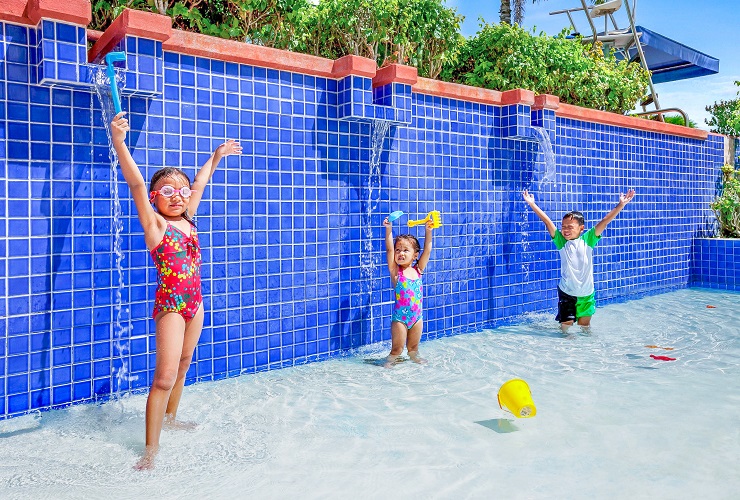 子供も安心して楽しめるキッズプール