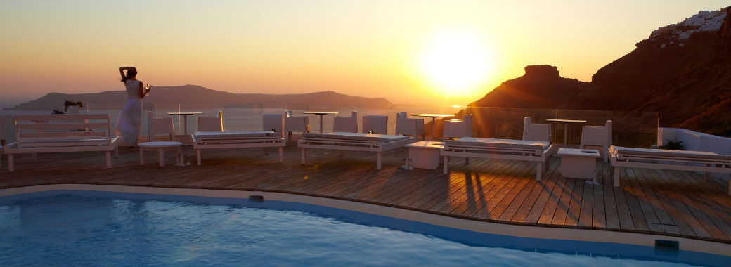 サントリーニ島・ギリシャ「サン ロックス」ホテル詳細