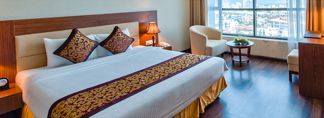 ホテルの近くからはダナンの観光名所が見えます