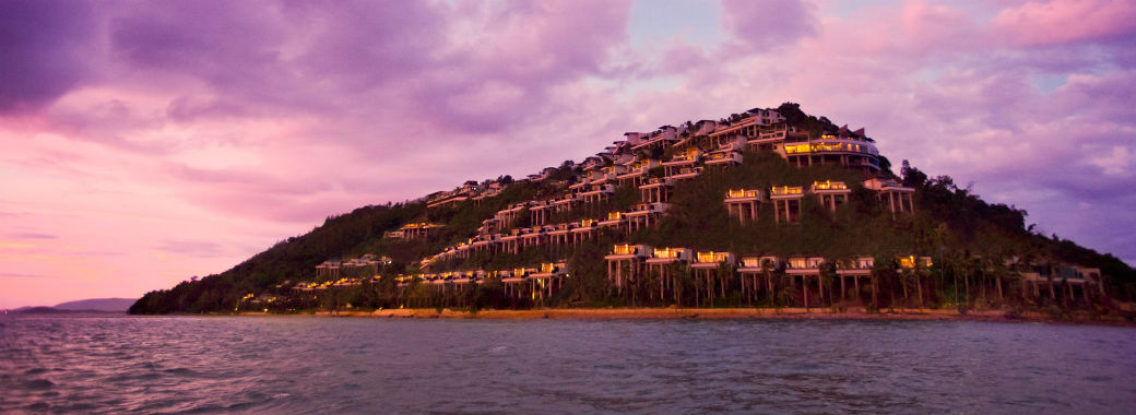 タイランド湾に浮かぶリゾート概観