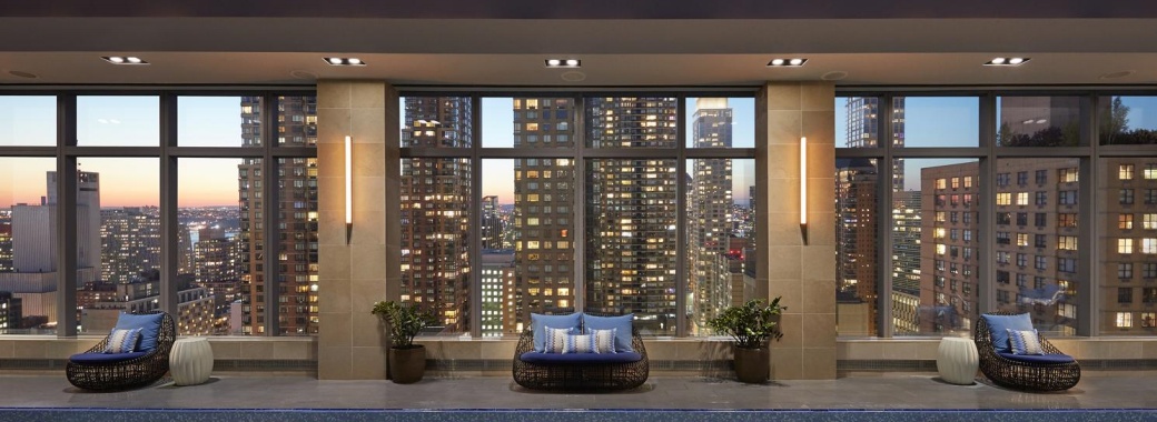 マンダリン オリエンタル ニューヨーク・プールからの景色（公式HPより）