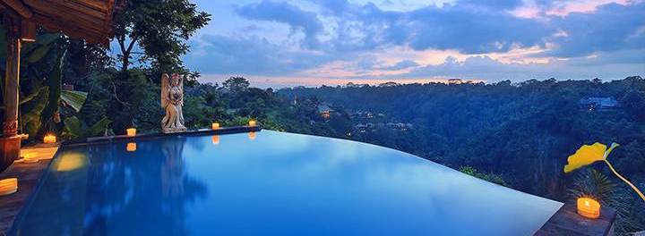 インフィニティプールからの眺め