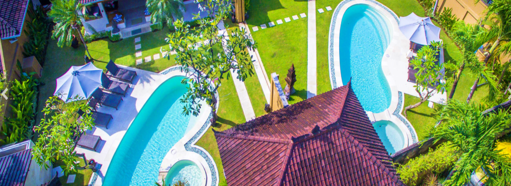 バリの家のようなヴィラ