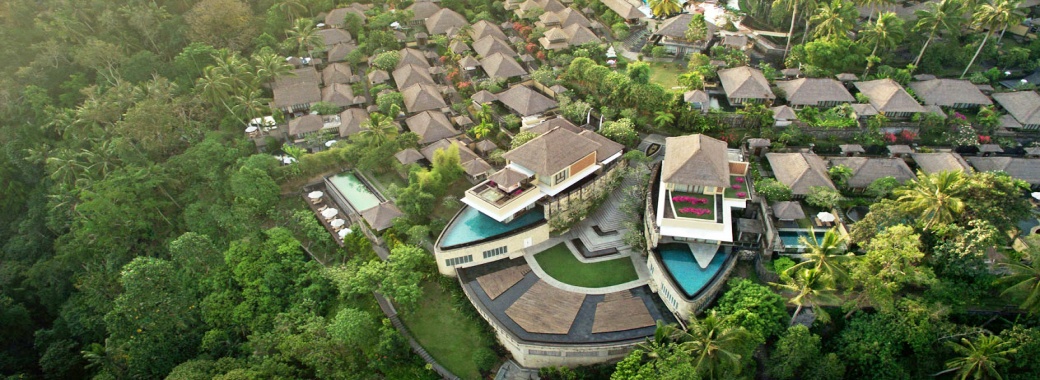 上空からのリゾート