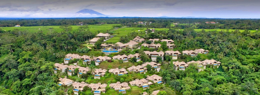 大自然中のリゾート