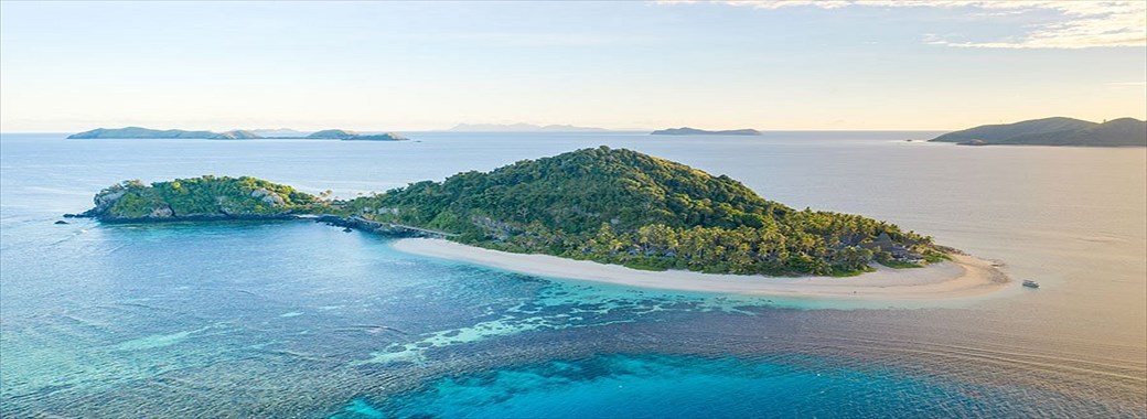 マタマノア島の全景