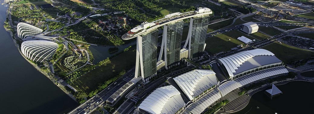 マリーナ ベイ サンズ 外観
