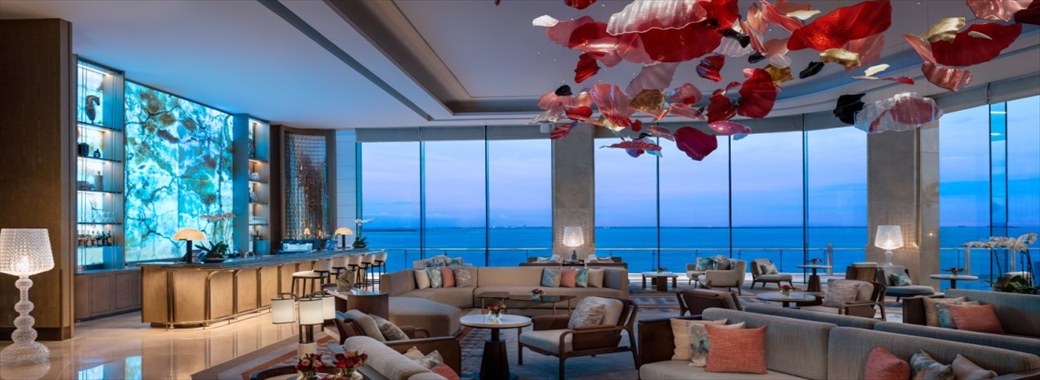 ラグジュアリーなロビー