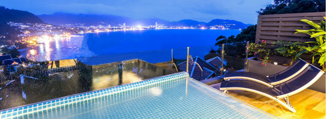 リゾートからはプーケットを一望