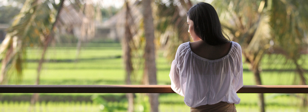 バルコニーからの景色