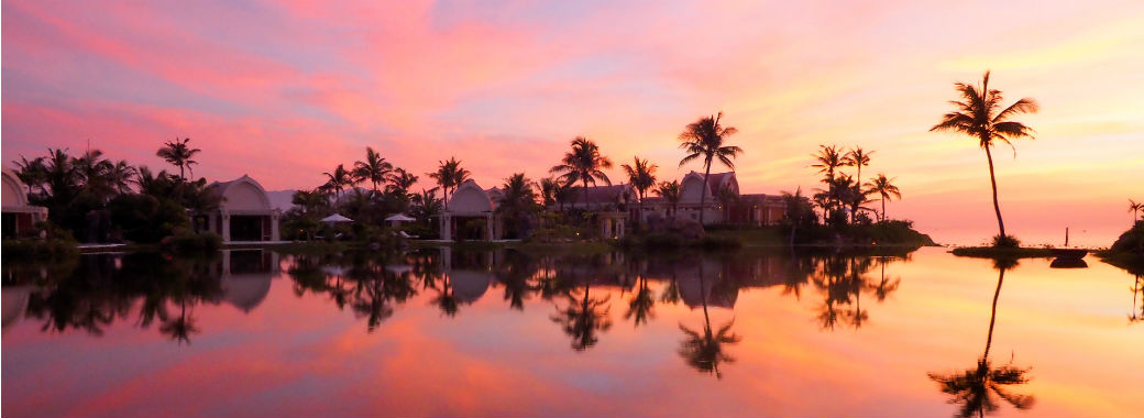 ラグーンと南シナ海に抱かれたリゾート