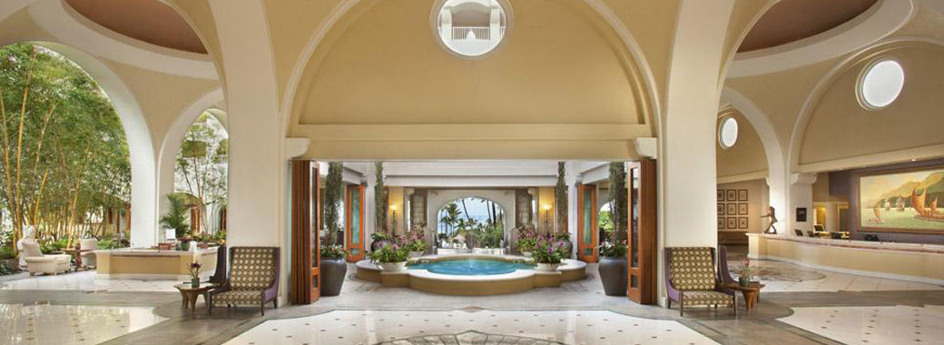 開放感のあるロビー