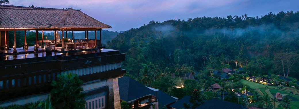 ウブドの大自然にたたずむ