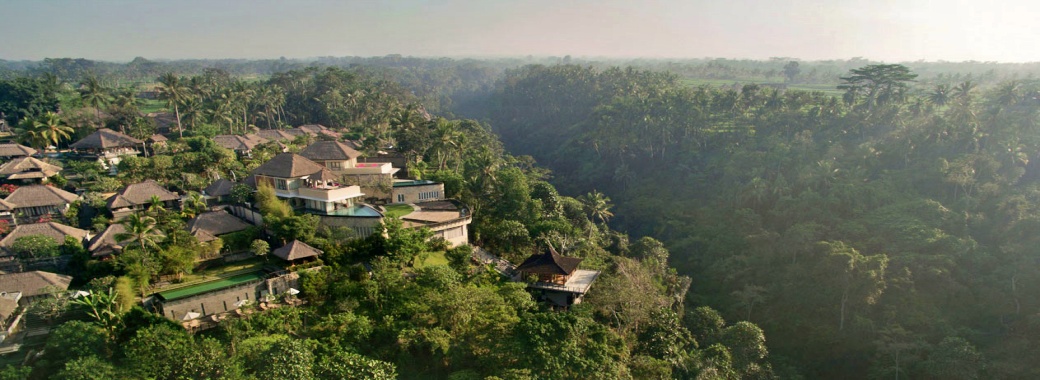 上空からのリゾート
