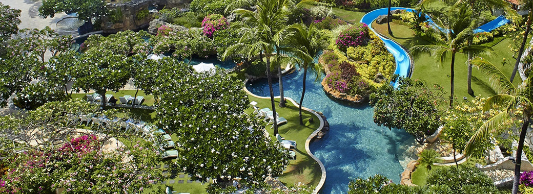 グランド ハイアット バリのラグーンプール