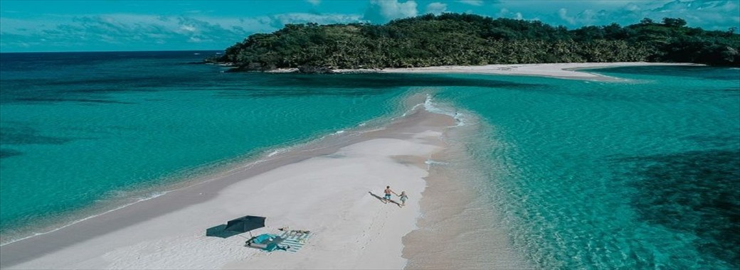 ヤサワアイランドのビーチ