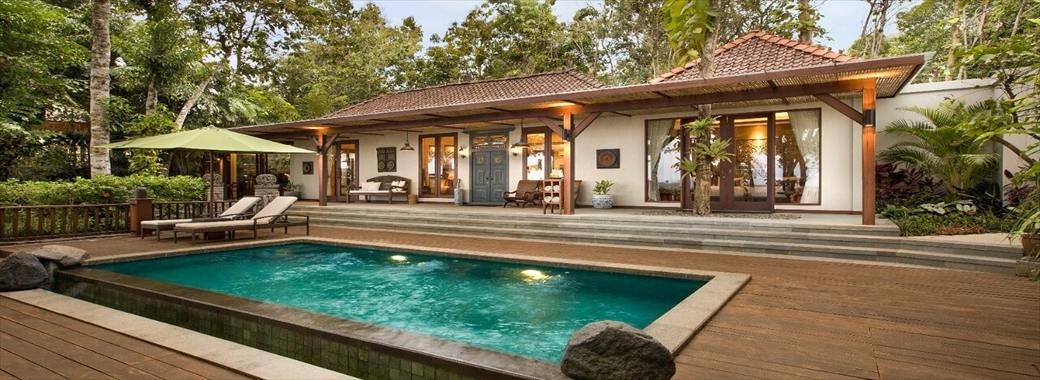 プライベートプール付きのヴィラ