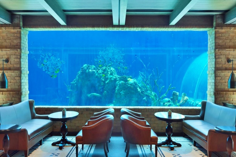 ケンピンスキーバリ コーラルレストラン（水族館レストラン）