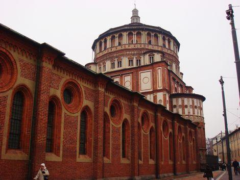 ミラノ：サンタマリアデッレグラツィエ教会