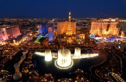 ラスベガスの美しい夜景（イメージ）　©Las Vegas News Bureau