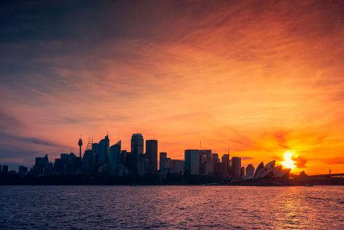 シドニーの夕暮れ