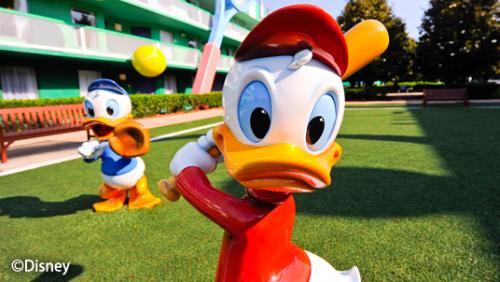 ディズニー・オールスター・スポーツ・リゾートの可愛いオブジェ
