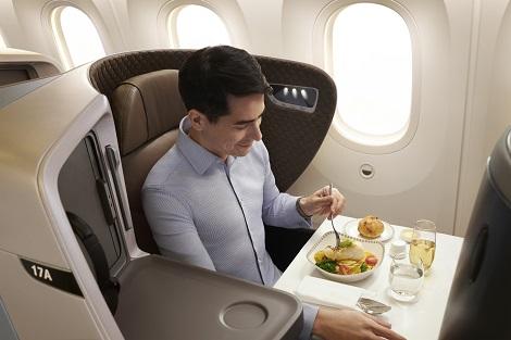 シンガポール航空 787-10 ビジネスクラス イメージ